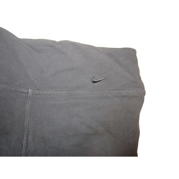 Nike Dri-FIT Ombre Black Orange Gradient Capri Leggings Women’s Small - Picture 3 of 8